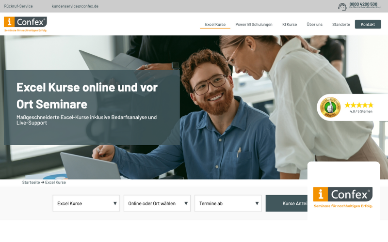 Webdesigner Moenchengladbach Referenz Bildungsinstitut
