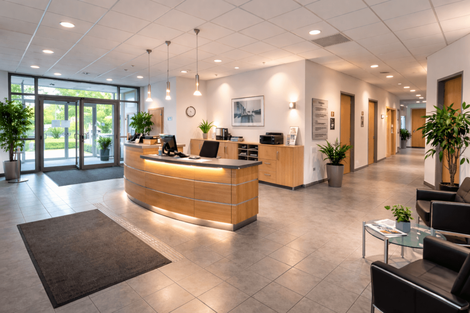 Empfangsbereich Mönchengladbach Webdesign