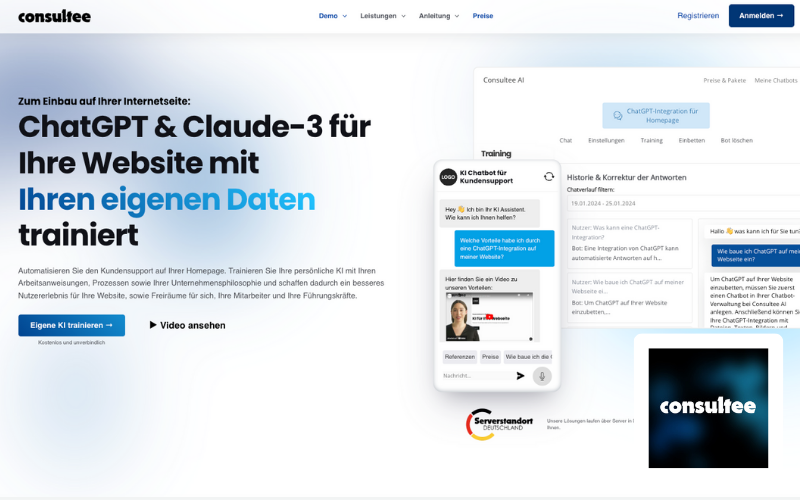 Webdesign Moenchengladbach KI Chatbot